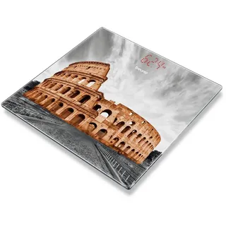Beurer GS 215 Rome, Personenwaage digital Wägebereich (max.)=180kg Glas, Multi-Color