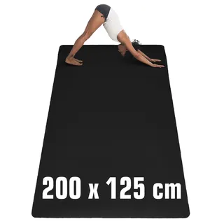 Eyepower 200x116 XXL Fitnessmatte - 6mm Extra Breite Yogamatte - Rutschfeste Sportmatte