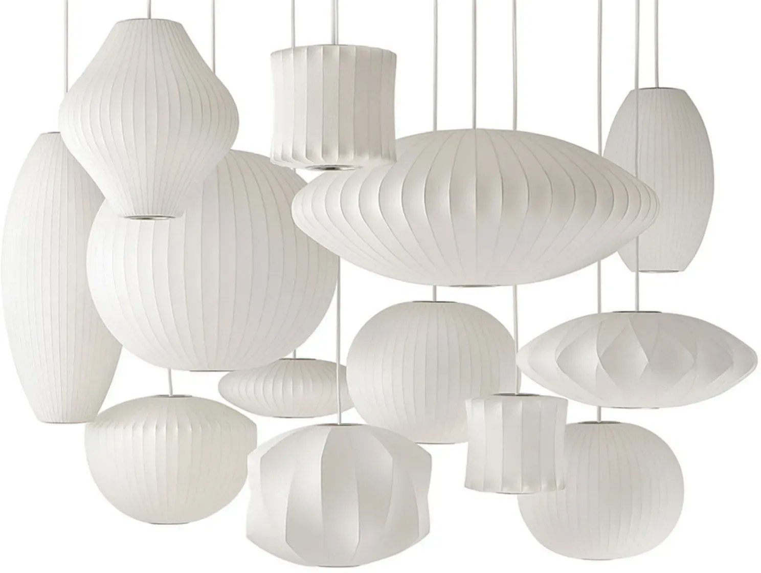 Pendelleuchte HAY, Weiß, für Esszimmer, Kunststoff - 32