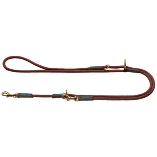 Hunter Verstellbare Führleine Malia 8/200, schokobraun/dunkelbraun