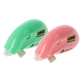 UHU Korrekturroller Correction Mini Pastell, 2 Stk, 5mm x 6m