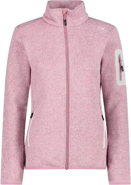Mode&Accessoires CMP F.Illi Campagnolo CMP Damen-Fleecejacke Knit-Tech Meliert - Mehrfarbig - 36
