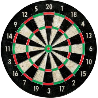 Franklin Sports Unisex-Adult Bristle Professional Wire Regulation Sized 18" Inch Steel Tip Darts Board-Self Healing Sisal Dartboard for, Schwarz, 18 Inches