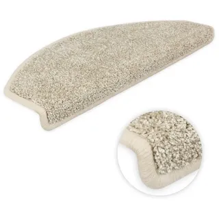 Kettelservice-Metzker Stufenmatten Ventura Halbrund Einzeln und SparSet's Beige 15 Stück