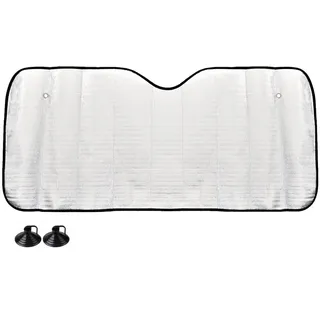 amio 01535 Auto Sonnenschutz silber, PE (Polyethylen),
