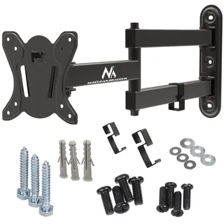 Maclean Brackets Maclean MC-417 TV Wandhalterung, Neigbare/Schwenkbare Halterung für 13-32 30kg, Einstellbarer Wandabstand 65-408mm