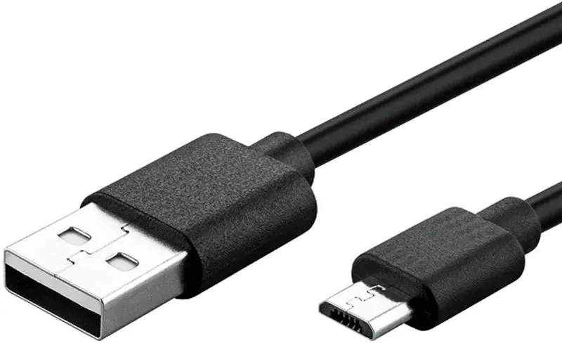 Micro-USB Schnellladekabel 1 Meter schwarz, micro-USB Sync- & Ladekabel