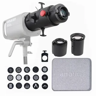 Aputure Amaran Spotlight SE 36-Grad-Objektiv-Set mit 19-Grad-Objektiv-Projektionslinsenmodifikator für Amaran 300C, Amaran 150C, Amaran 200X S, Amaran 60X, S Aputure 300X