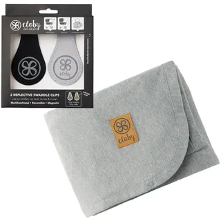 Cloby UV Decke im Set mit Magnet Clips + Sun Protection Blanket, Cloby Farben: Olive Green, Clip Farbe: Black/Grey