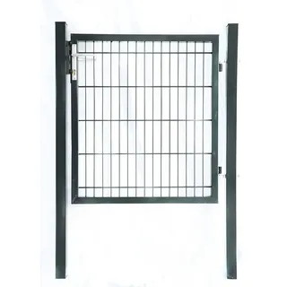 Home Deluxe Doppelstabmatten Gartentor Portarius 1,2 m anthrazit