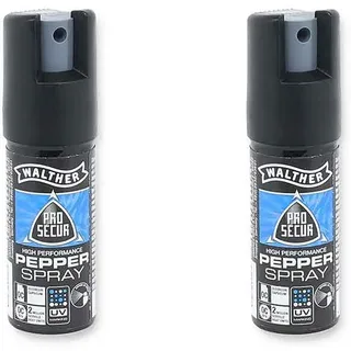 ProSecur KO Pfefferspray 10% OC Verteidigungsspray | Abwehrspray 16 ml konischer Strahl | Sparset (2 Stück)