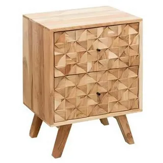 Wohnling Nachttisch Holz akazie 35,0 x 44,0 x 61,0 cm