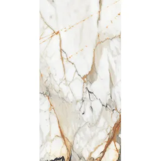 Euro Stone Bodenfliese Feinsteinzeug Gold Glasiert Poliert 60 x 120 cm