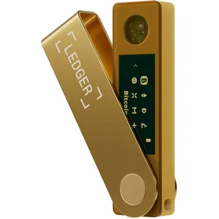 Ledger Nano S Plus-Hardware-Wallet – zum Schutz von Kryptos, NFTs und Token (Gold)