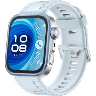 Silber Fluorelastomerarmband Blau + Freebuds SE 2