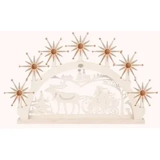 Rudolphs Schatzkiste Holz-Dekostern für Weihnachtsbaumbeleuchtung und Lichterbögen OHNE Schwibbogen NEU Zubehör Schwibbogen