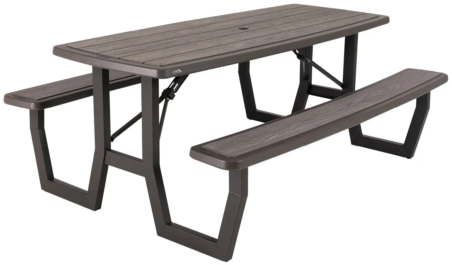 Lifetime 60346 | Klappbare Sitzgruppe für Garten und Camping - Braun