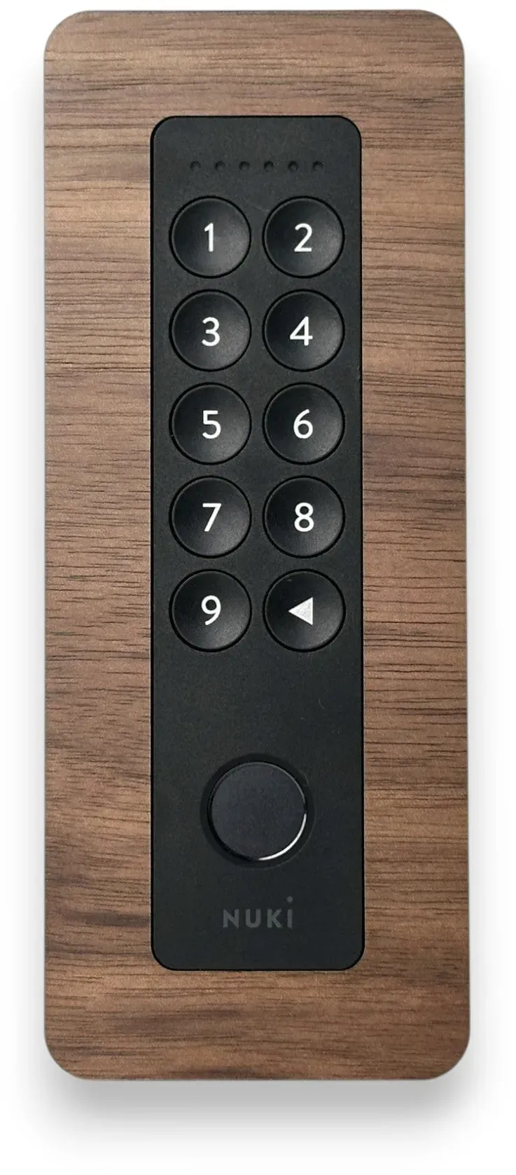 Nuki Keypad 2 (NFC) Unterputz-Set - Nussbaum (lackiert)