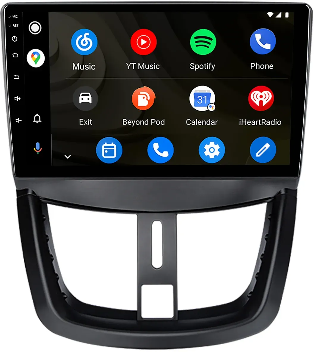 Junsun Radio für Peugeot 207 CarPlay Android Auto Bluetooth Navi - 6+128GB - 10.6 inch