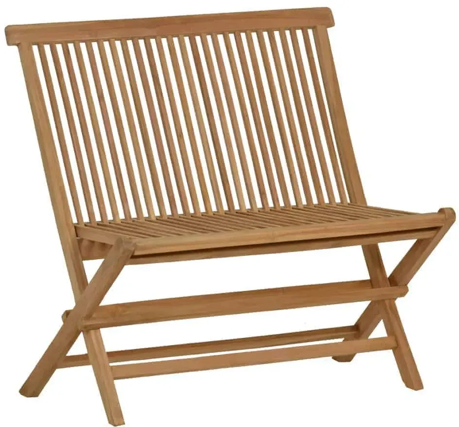 Teak Bank/Klappbank 120cm Massivholz Teak