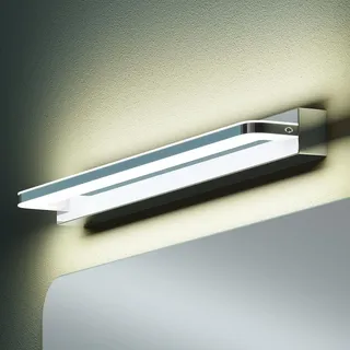 mai & mai Spiegelleuchte 60cm LED Badlampe Spiegellampe, 4000K Badezimmer Lampe Wandleuchte Chrom 14W SparkLuxe
