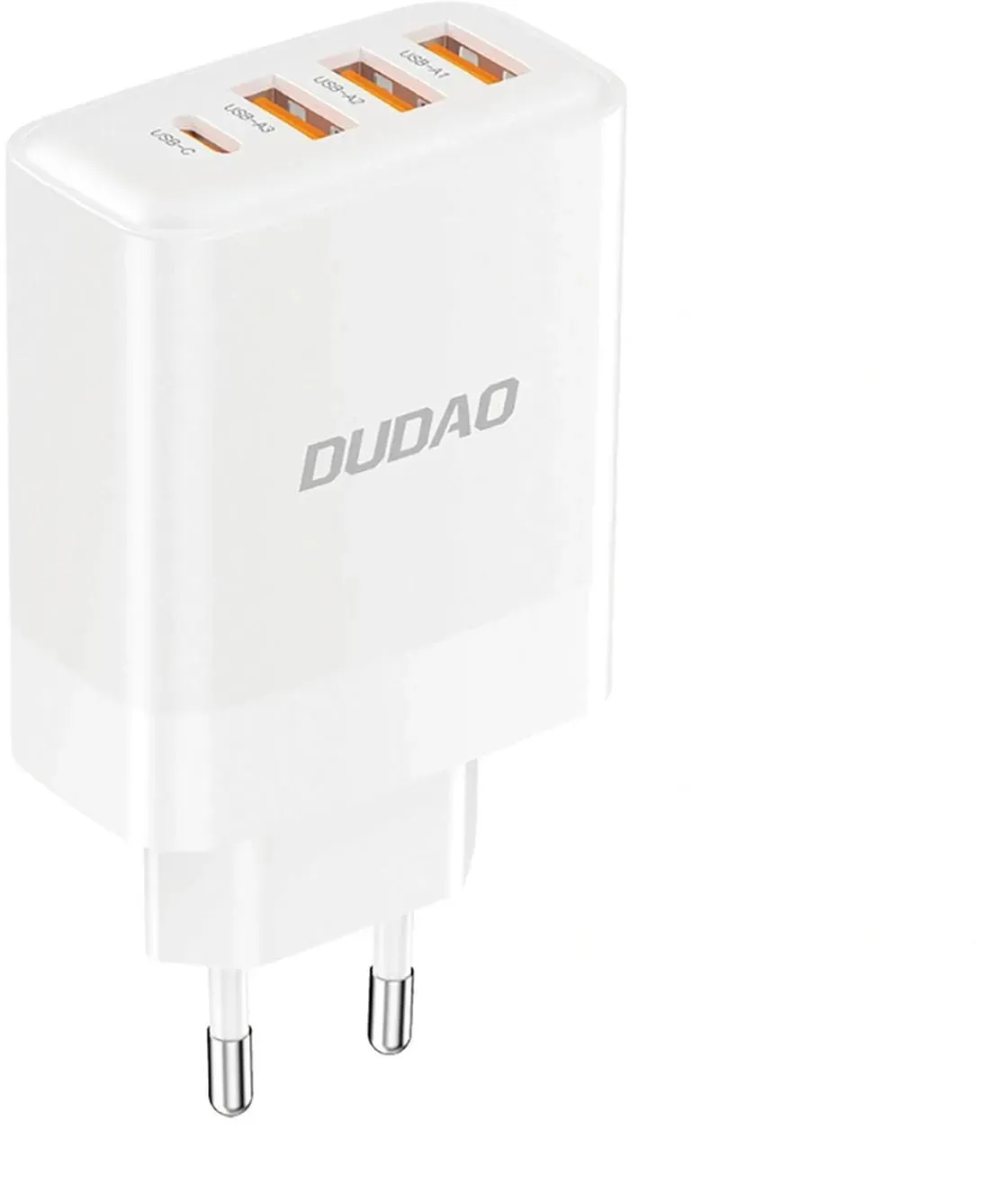 Dudao Netzladegerät 3x USB-A 1x USB-C – Universal Ladegerät für mehrere Geräte Ladeadapter mit 4 Ports