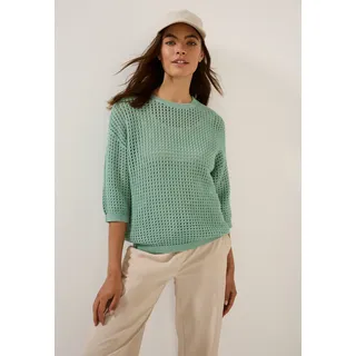 Cecil Strickpullover, in Häkel-Optik Cecil matcha green XXL (46)