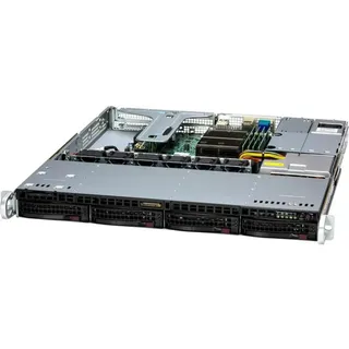 Supermicro 1U E-2456 6C/12T 2x16GB 480GB M.2 4x3.5" HS 600W, Server Barebone