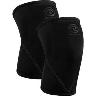 Rehband RX Original V Knee Sleeve 7mm | Kniebandage Gewichtheben schwarz 2XL