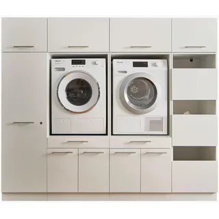 laundreezy Mehrzweckschrank-Set »LAUNDREEZY LDSK15«, Weiß