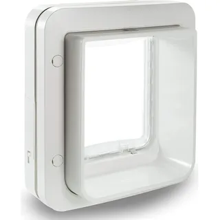 SureFlap Katzentüre XXL (Mikrochip Katzenklappe), Katzentüre + Katzennetz