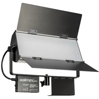 Walimex pro LED Sirius 160 Bi Color Flächenleuchte Videoleuchte), Dauerlicht, Schwarz