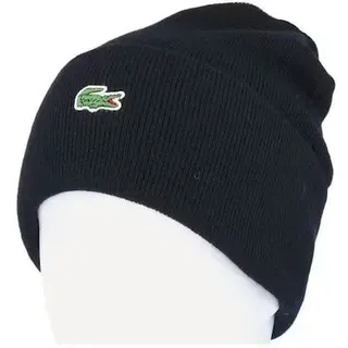 Lacoste Beanie Mütze Erwachsene Farbe wählen - schwarz
