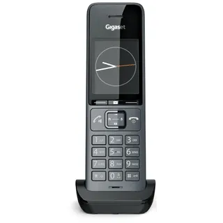 Gigaset COMFORT 520HX – DECT-Mobilteil mit Ladeschale – Elegantes Schnurloses Telefon für Router und DECT-Basis – Fritzbox-kompatibel, beste Audioqualität mit Freisprechfunktion, titanium-schwarz