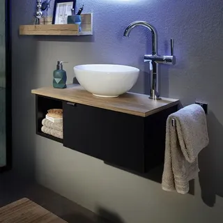 Pelipal Serie 6915 Waschtischunterschrank 60 x 32 x 24 cm mit 1 Drehtür, Anschlag rechts, Badmöbel,