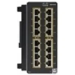 Cisco CATALYST IE3300 RUGGED 16 PORT (16 Ports), Netzwerk Switch, Schwarz