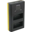 PATONA Dual LCD USB Ladegerät für Fuji NP-W126