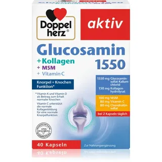 Doppelherz Glucosamin 1550 + Kollagen + MSM + Vitamin C Kapseln
