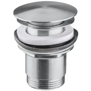 Mariner Logica Inox Ablaufventil mit Staufunktion edelstahl gebürstet, LOX4000-IN,