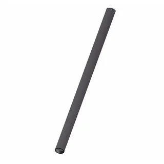 Papstar 500x Trinkhalme Strohhalme Kunststoff PP Mehrweg schwarz 150 mm O 8 mm