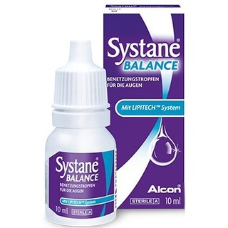 Systane Balance MD Benetzungstropfen, Spar-Set 6x10ml. Augentropfen mit LipiTech System zur Linderung trockener, tränender Augen bei Lipidmangel.