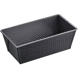 Kaiser Backformen Kastenform Inspiration, (1-tlg), Mini Königskuchenform, Kastenbackform, Stahl antihaftbeschichtet grau