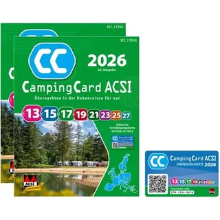 ACSI CampingCard 2026 inkl. Spezialführer