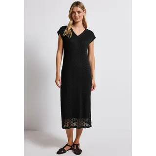 STREET ONE Midikleid Schwarz,