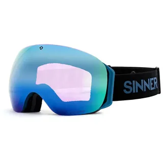 Sinner Avon Skibrille - Matte Sea Blue - Doppelt Blue Sintrast+Dbl Orng Sintrast/CAT1-3