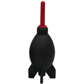 predolo Rocket Air Duster Tool Langlebiges Staubreinigungszubehör Air Dust Blower Pump Cleaner, Gummi, Raketenform, Luftgebläse für Kameraobjektiv, Rot