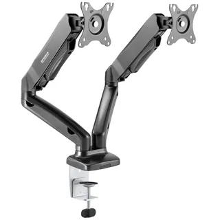 SpeaKa Professional SP-MM-910 2fach Monitorhalterung 43,2 cm (17) - 81,3 cm 32"), Monitor Halterung, Schwarz