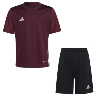 adidas Kinder Set Trikot + Hose Tabela 23 IB4933+H57502 164 - Team Maroon 2/Black - 164