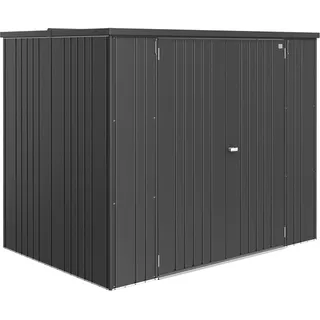 Large 177 cm x 155 x 150 cm Dunkelgrau-Metallic