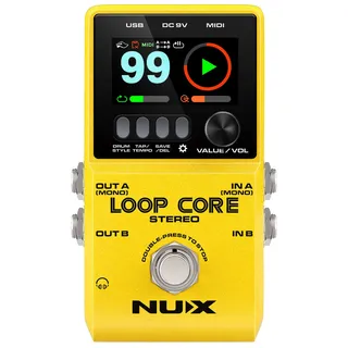 NU-X | Loop Core Stereo Pedal mit HD LCD Farbdisplay